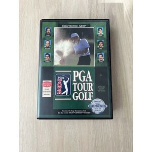 PGA TOUR GOLF Sega Genesis 1991  Complete in Box